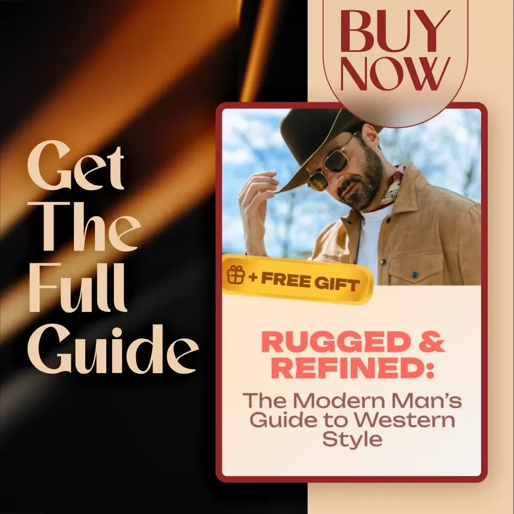Rugged & Refined: The Modern Man’s Guide to Western Style | Digital Download eBook for Men’s Western Style Fashion, Wardrobe & Outfit Inspiration
