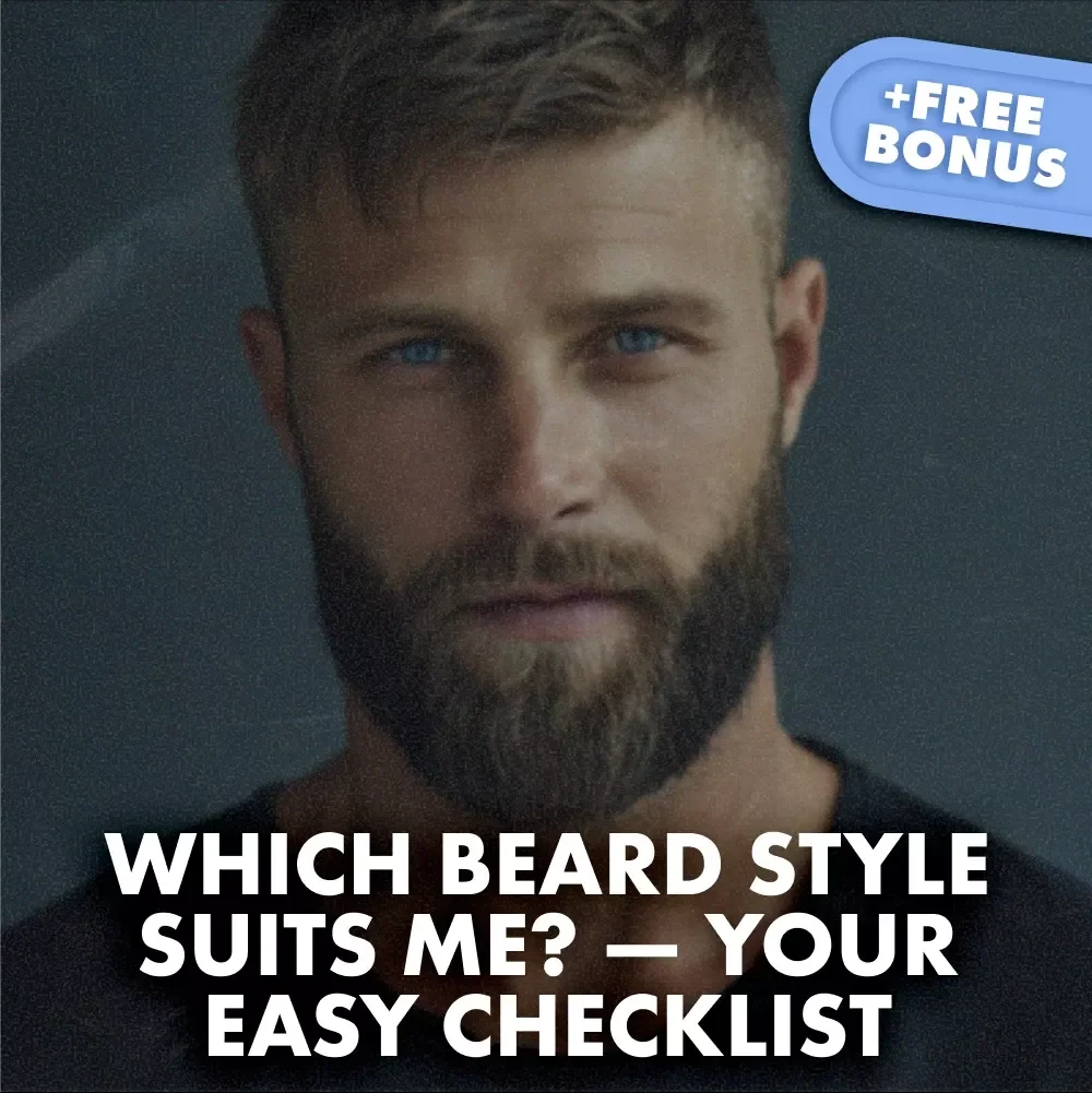 Which Beard Style Suits Me? — Your Easy Checklist | Instant Download | Beard Style Guide for Men | Digital Grooming Checklist for All Face Shapes