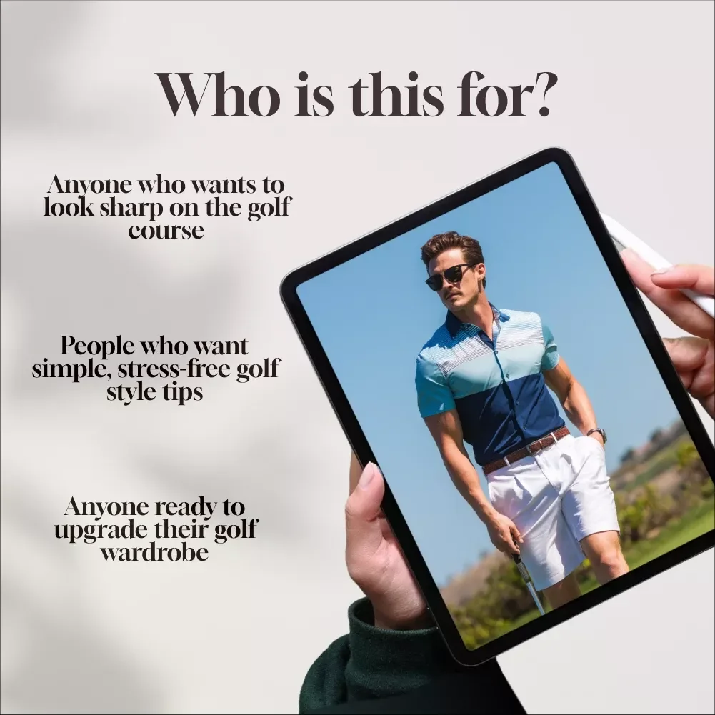 Golf Outfits for Men Made Easy | Stylish Men's Golf Outfit Guide for Course-Ready Looks, Wardrobe Tips & Style Combos (Digital Download)