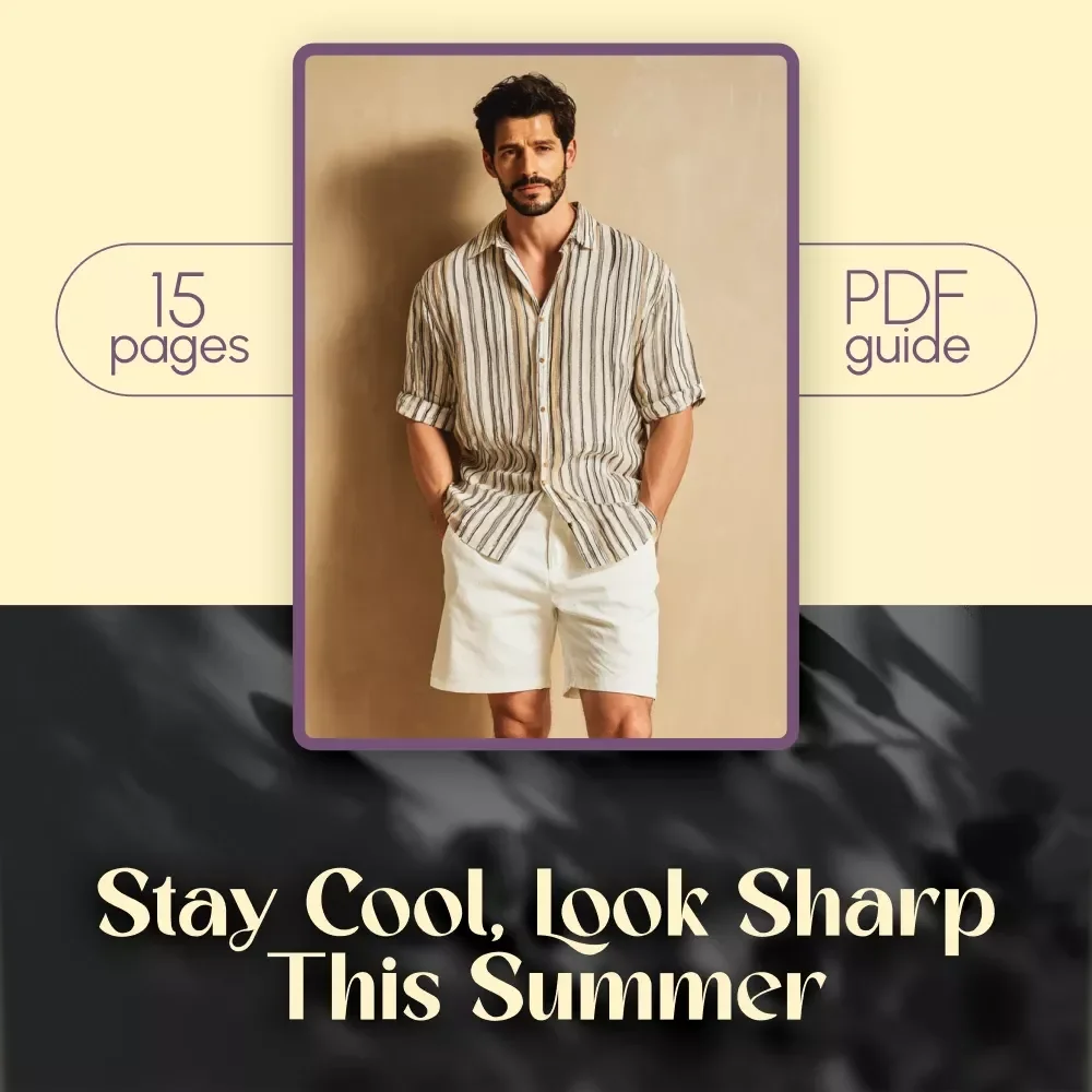 Stay Cool, Look Sharp This Summer – Men’s Summer Fashion Guide for Effortless Style, Wardrobe Essentials, and Outfit Inspiration (Digital Download)
