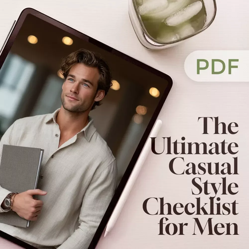 The Ultimate Casual Style Checklist for Men – Digital Download Guide for Casual Street Style Mens Fashion, Outfit Ideas, and Wardrobe Essentials