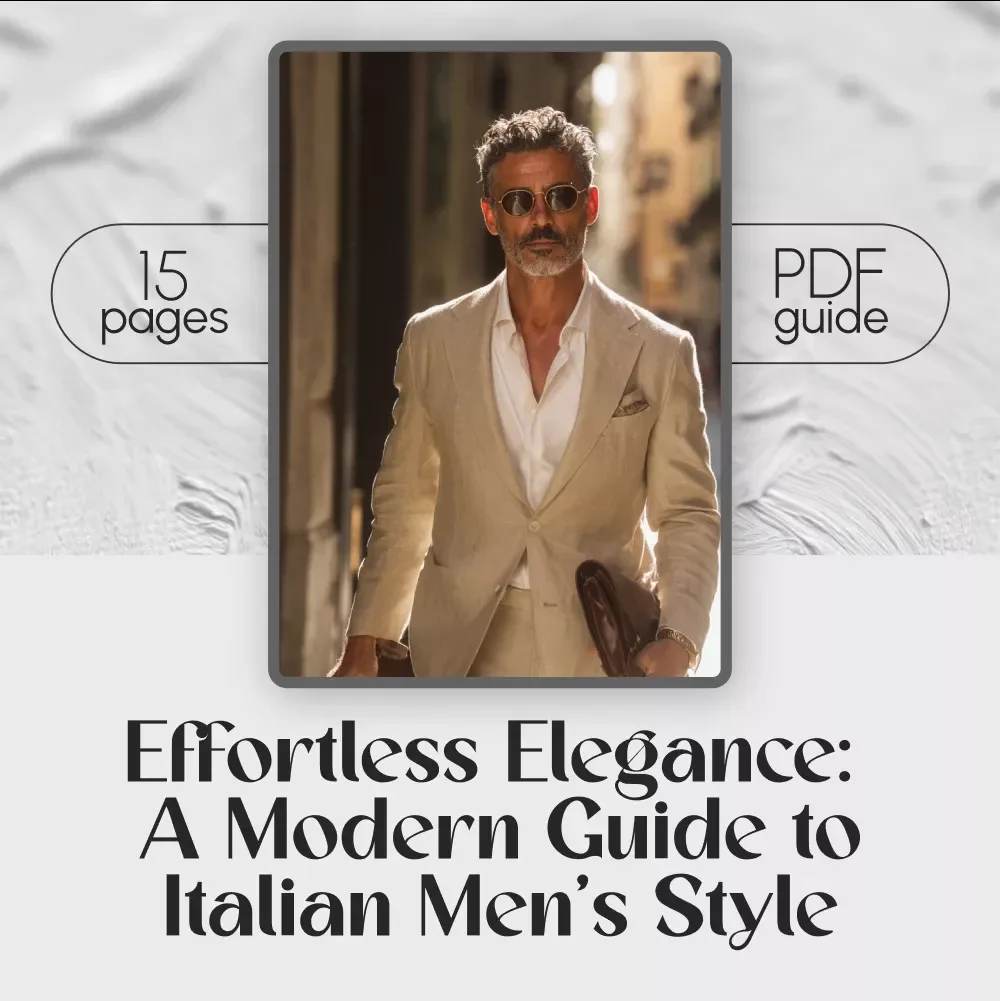 Effortless Elegance: A Modern Guide to Italian Men’s Style | Italian Mens Fashion Style Digital Guide eBook PDF Download