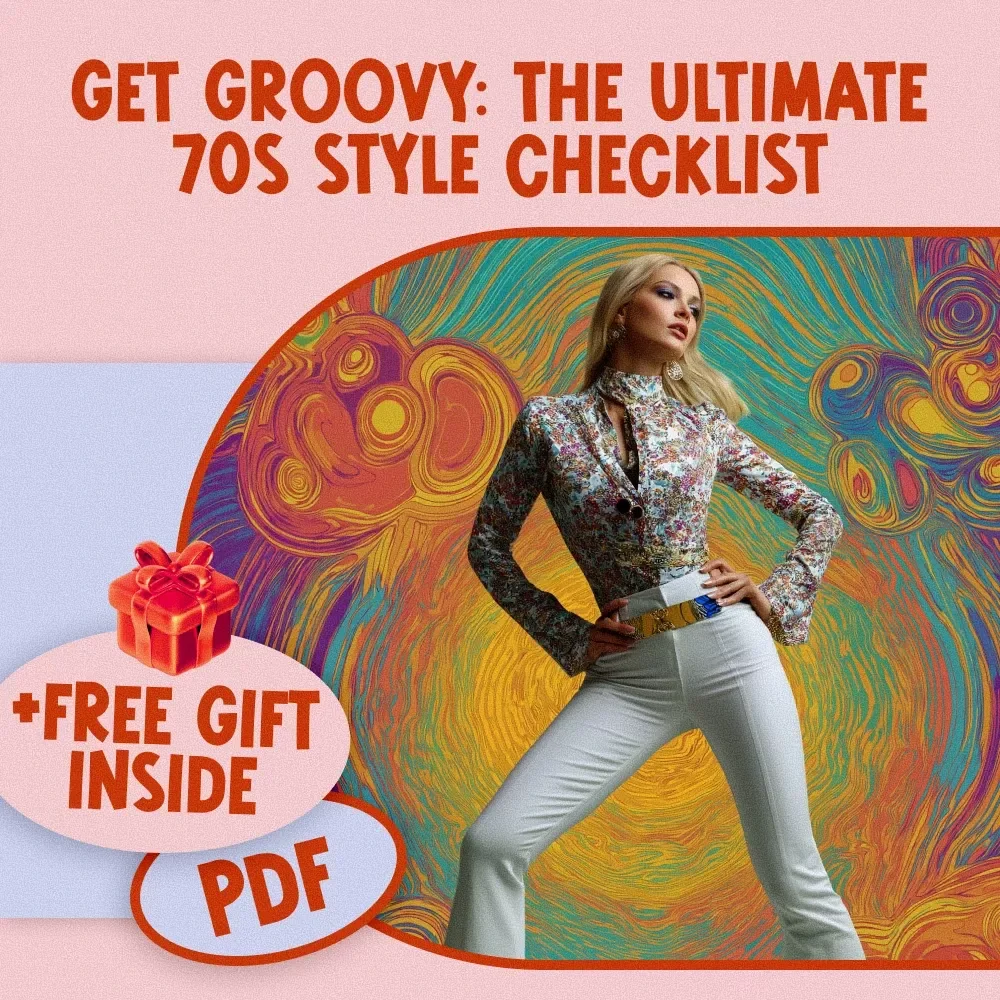 Get Groovy: The Ultimate 70s Style Checklist – Retro Fashion Guide for 70s Style Clothing, Vintage Outfit Inspiration, and Disco Era Accessories
