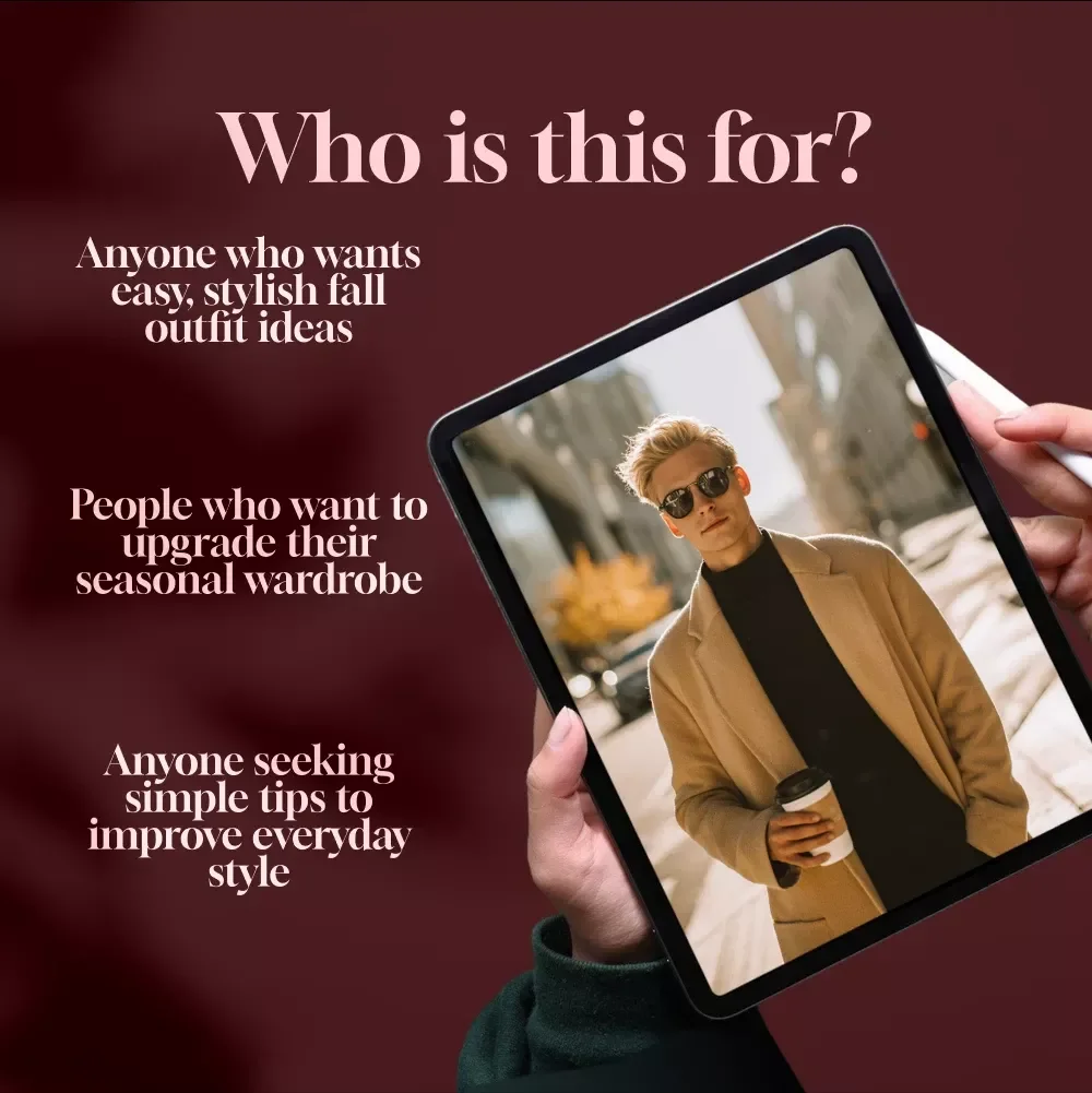 Fall Style Playbook for Men – Digital Guide for Fall Outfits Men | Men’s Autumn Fashion eBook, Layering Tips, Wardrobe Essentials