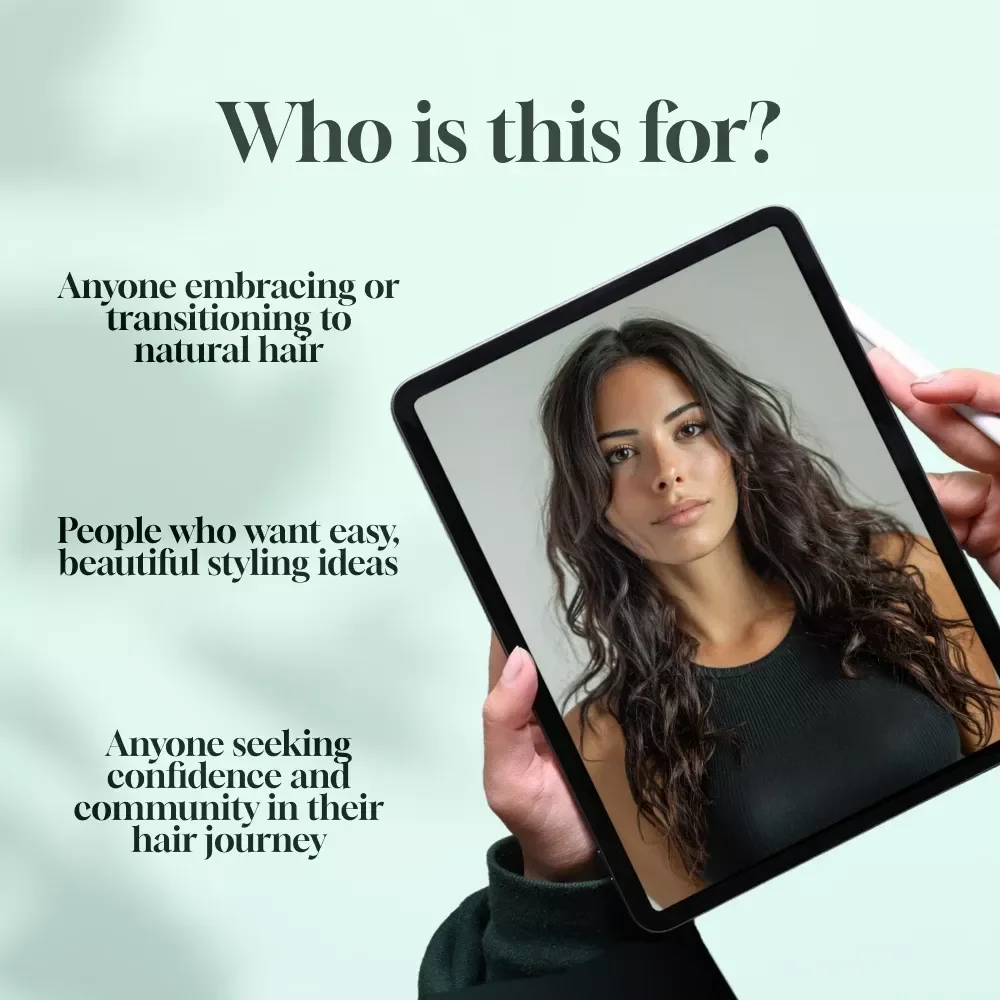 Crowning Glory: A Simple Guide to Natural Hairstyles | Digital Download Guide for Beautiful, Confident Natural Hair Styles, Protective Looks & Care Tips