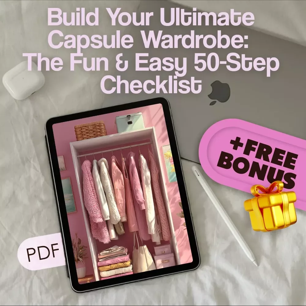Build Your Ultimate Capsule Wardrobe: The Fun & Easy 50-Step Checklist | How to Build a Capsule Wardrobe Digital Download PDF
