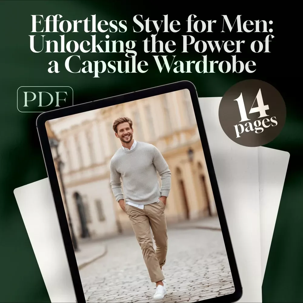 Effortless Style for Men: Unlocking the Power of a Capsule Wardrobe | Minimalist Capsule Wardrobe Men Guide | Digital Download eBook for Men’s Fashion