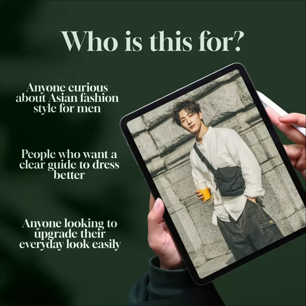 Ultimate Checklist: Asian Fashion Style for Me | Men's Style Guide | K-Fashion Digital Download | Asian Fashion Style Men | Korean Streetwear PDF