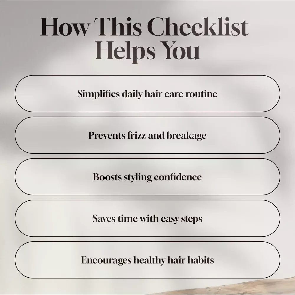 How to Style Long Hair for Men: Easy Checklist | Men's Hair Care Guide | Digital Download for Long Hair Styling