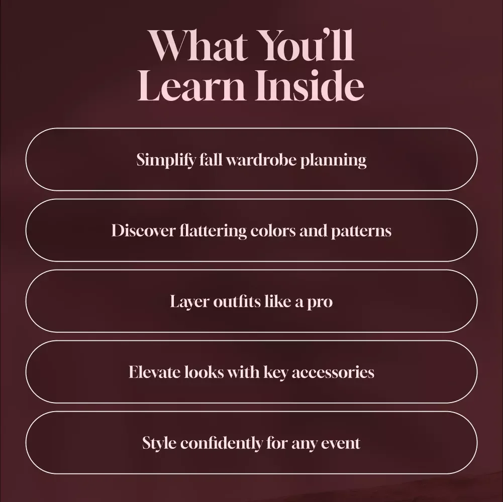 Fall Into Style with Confidence: Your Ultimate Women’s Fashion Guide for Autumn | Digital Download eBook | Womens Fall Fashion Tips, Wardrobe Checklist & Styling Guide