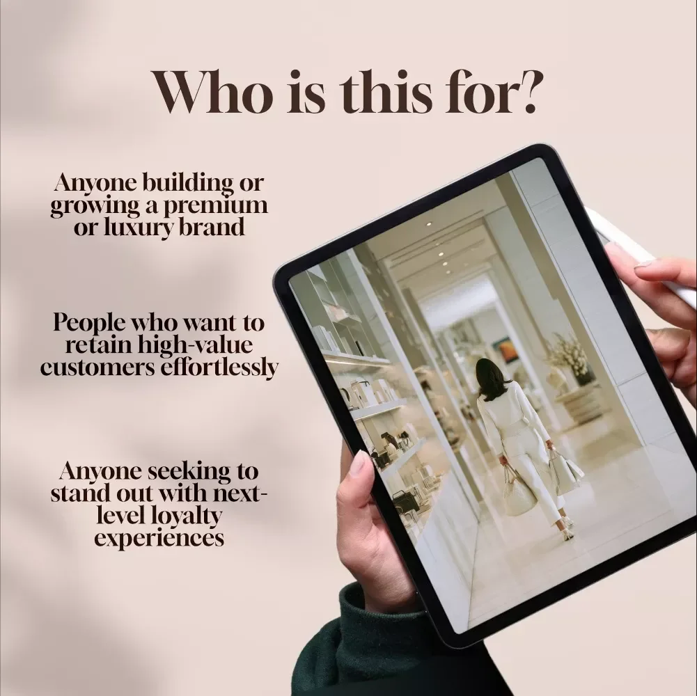 Luxury Brand Loyalty Programs Checklist | Digital Download for Premium Brand Loyalty Strategy, High-End Tiered Rewards & Exclusive Client Retention