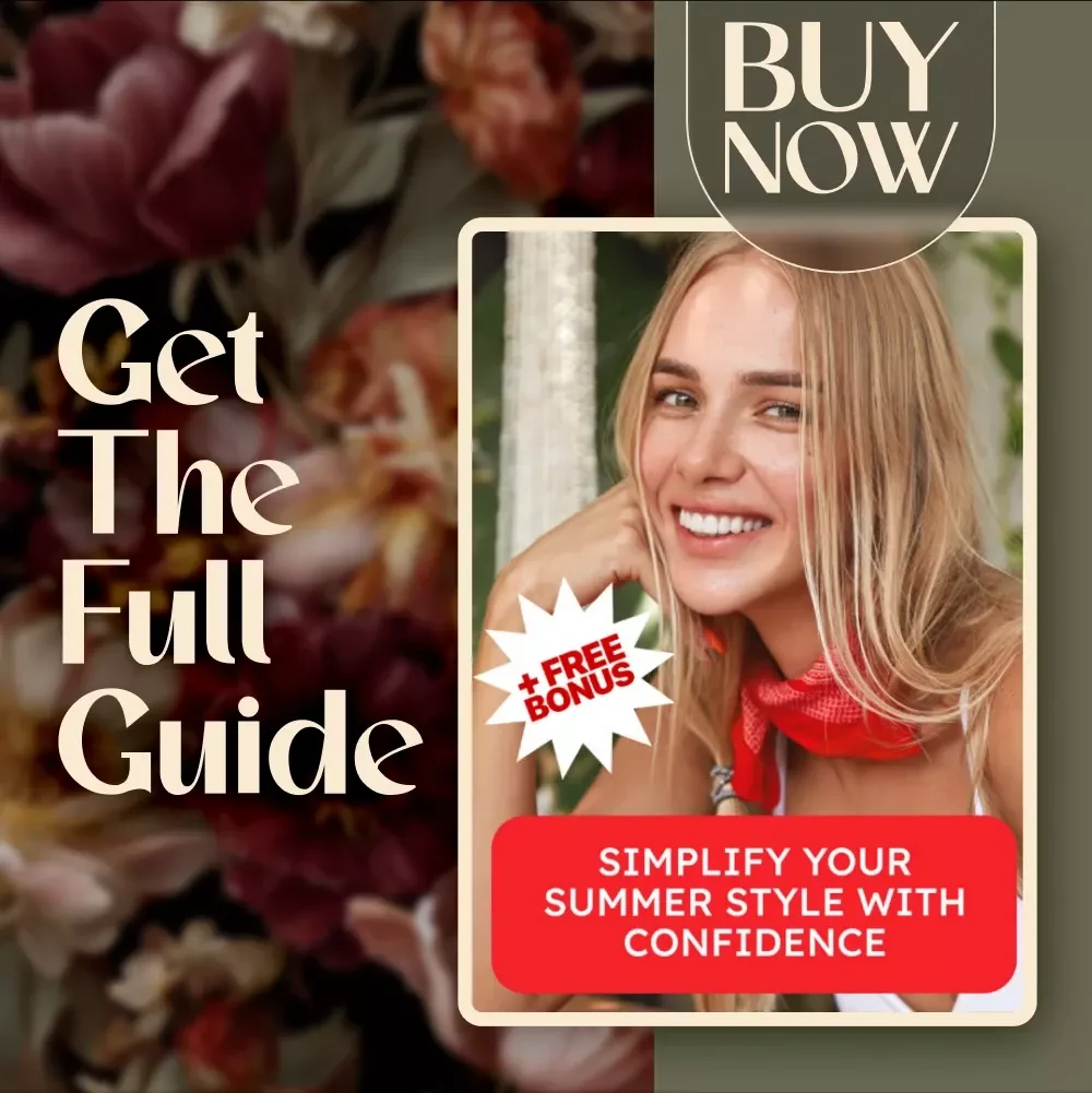 Simplify Your Summer Style with Confidence | Summer Capsule Wardrobe Guide | Minimalist eBook for Seasonal Closet Refresh