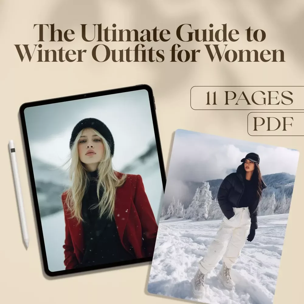 The Ultimate Guide to Winter Outfits for Women | Stylish Cold Weather Fashion eBook & Digital Wardrobe Planner