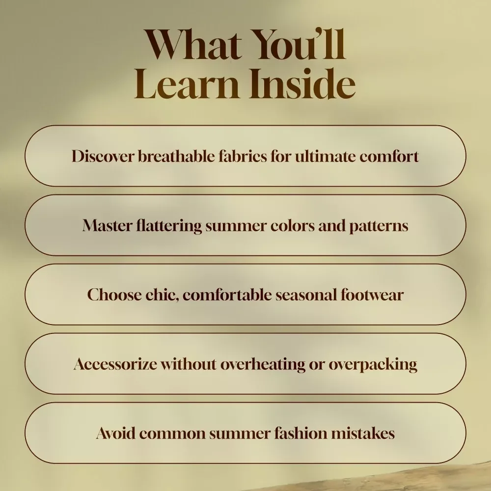 Stay Cool and Stylish This Summer: Your Ultimate Guide to Must-Have Fashion Essentials | Digital Download Summer Fashion Must Haves eBook & Style Checklist