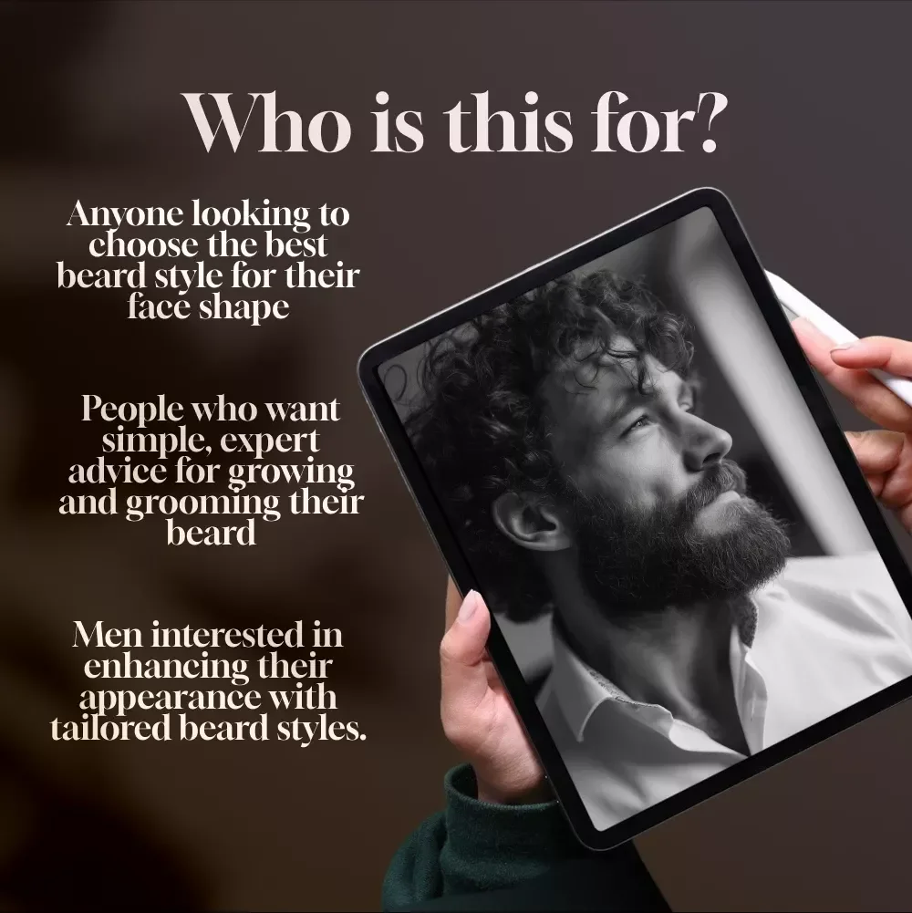 Which Beard Style Suits Me? — Your Easy Checklist | Instant Download | Beard Style Guide for Men | Digital Grooming Checklist for All Face Shapes
