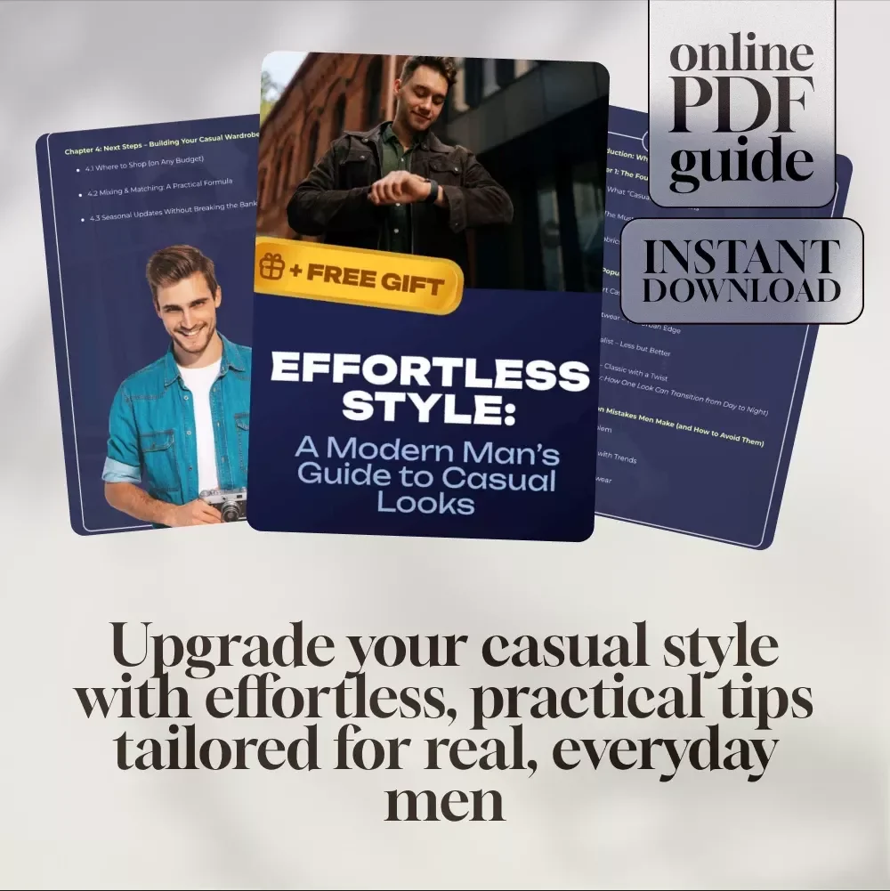 Effortless Style: A Modern Man’s Guide to Casual Looks – Digital Download Guide for Men’s Casual Clothes Styles | Men’s Fashion eBook | Casual Style Checklist