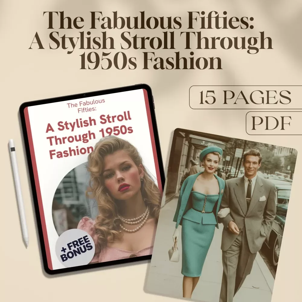 The Fabulous Fifties: A Stylish Stroll Through 1950s Fashion – Vintage Clothing Guide, Retro Style eBook & 1950 Styles of Clothing Inspiration