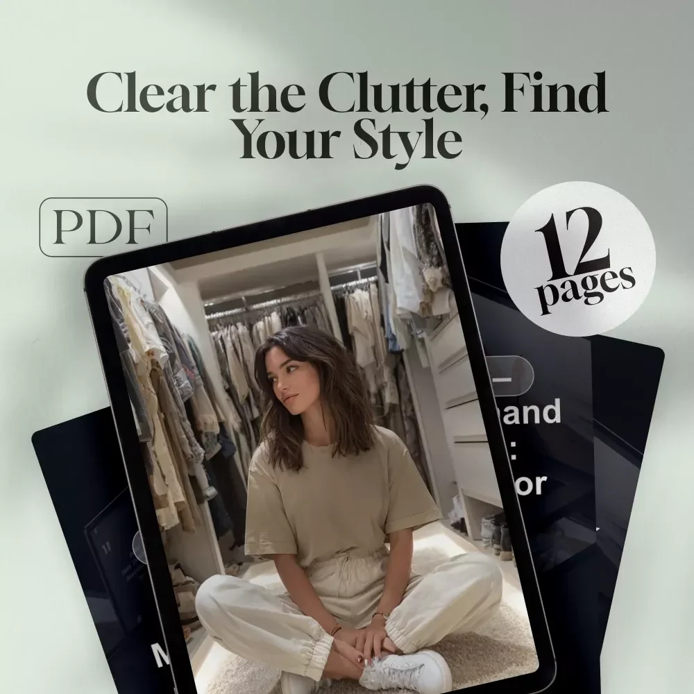 Clear the Clutter, Find Your Style | Closet Cleanout Guide | Digital Download eBook for Wardrobe Organization & Style Reset