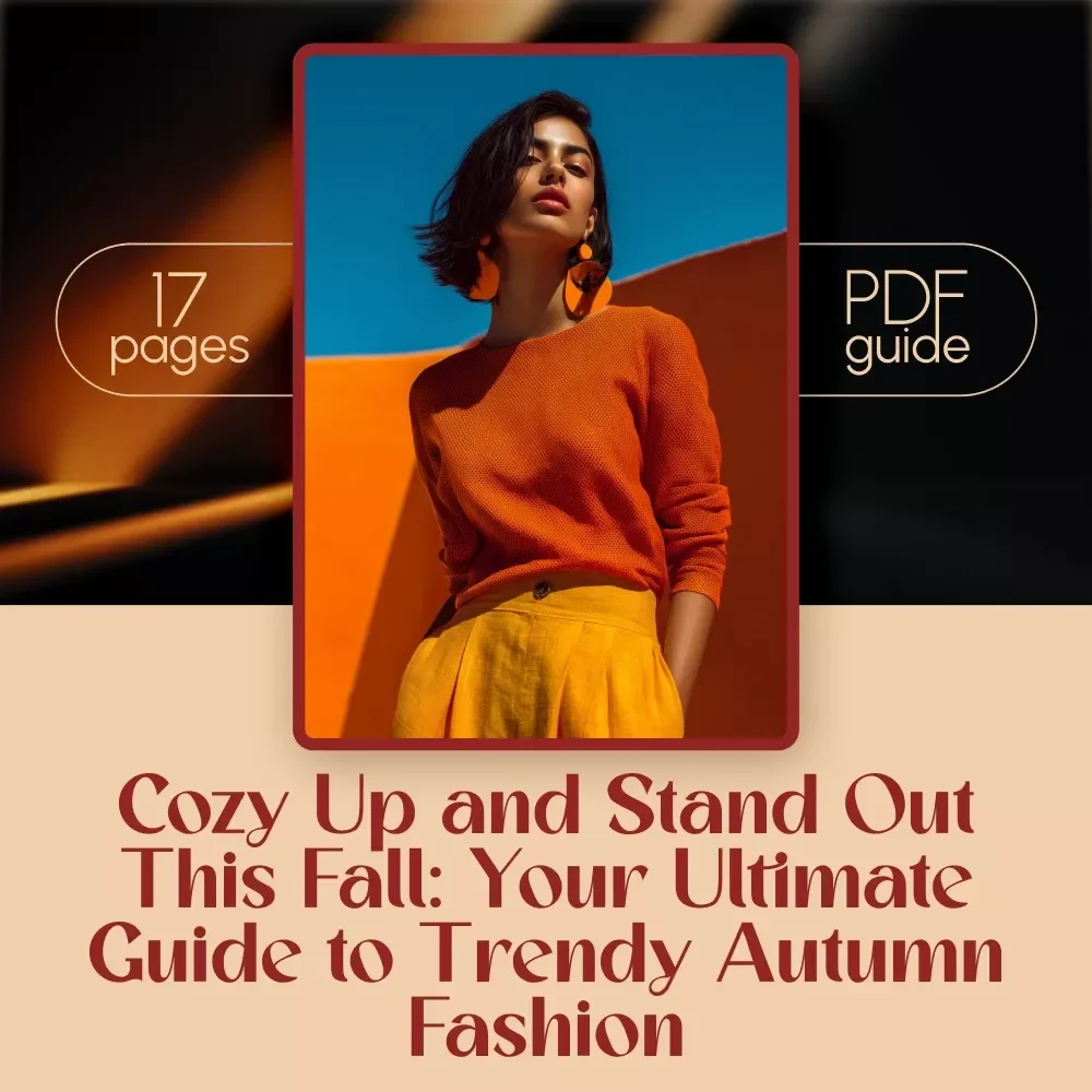 Cozy Up and Stand Out This Fall: Your Ultimate Guide to Trendy Autumn Fashion | Digital Download eBook | Fall Fashion Trends & Styling Tips