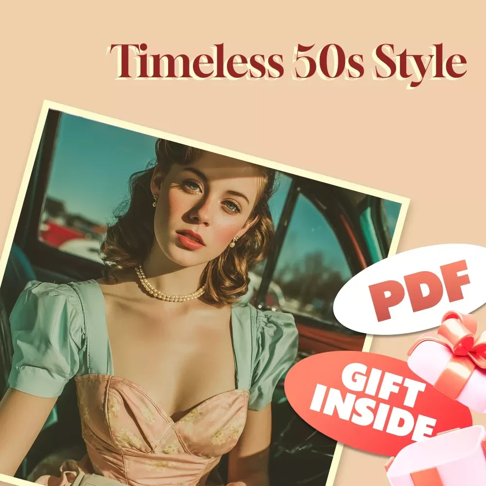 Timeless 50s Style: How to Rock Retro Chic Fashion – Vintage Clothing Guide, eBook & Styling Tips for Authentic 50s Style Clothing Lovers