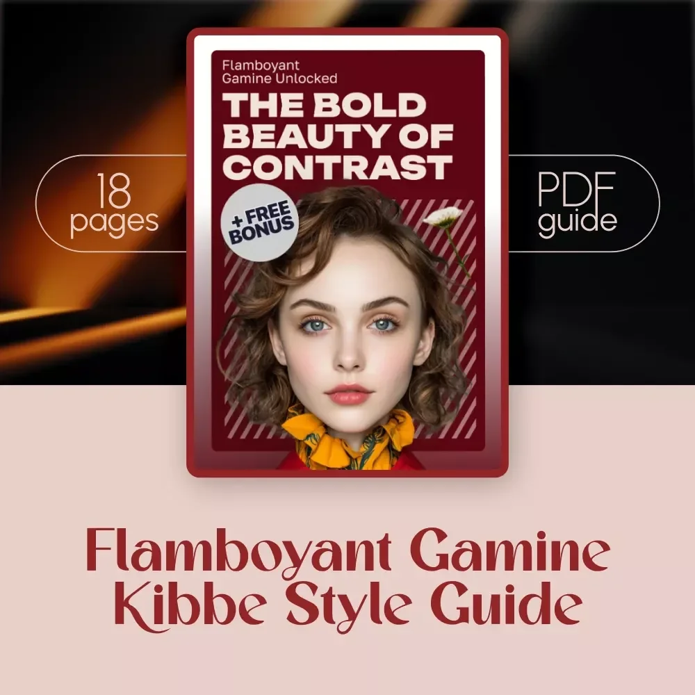 Flamboyant Gamine Unlocked: The Bold Beauty of Contrast | Flamboyant Gamine Kibbe Style Guide PDF