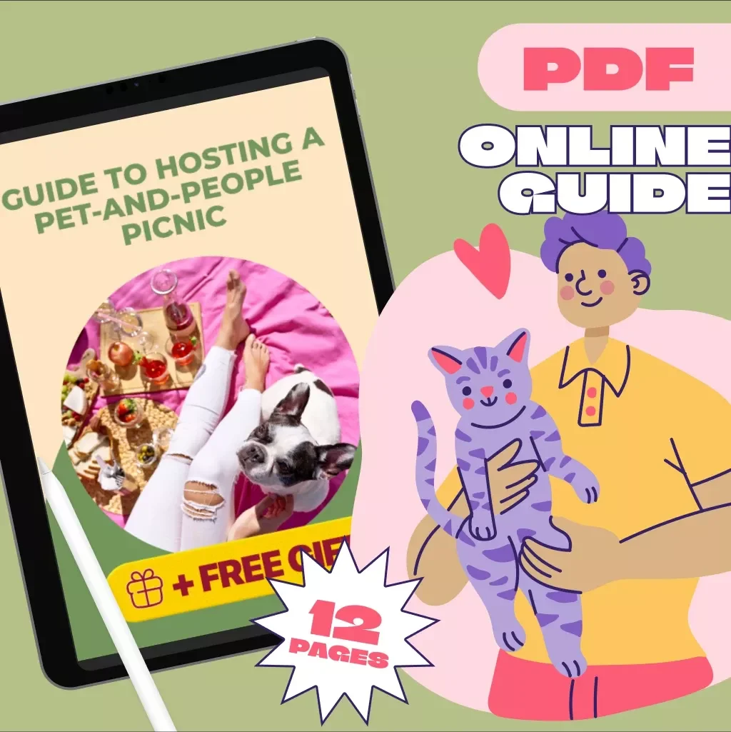 Guide to Hosting a Pet-and-People Picnic | Digital Download Picnic Guide for Pet Owners | Pet-Friendly Picnic Checklist & eBook