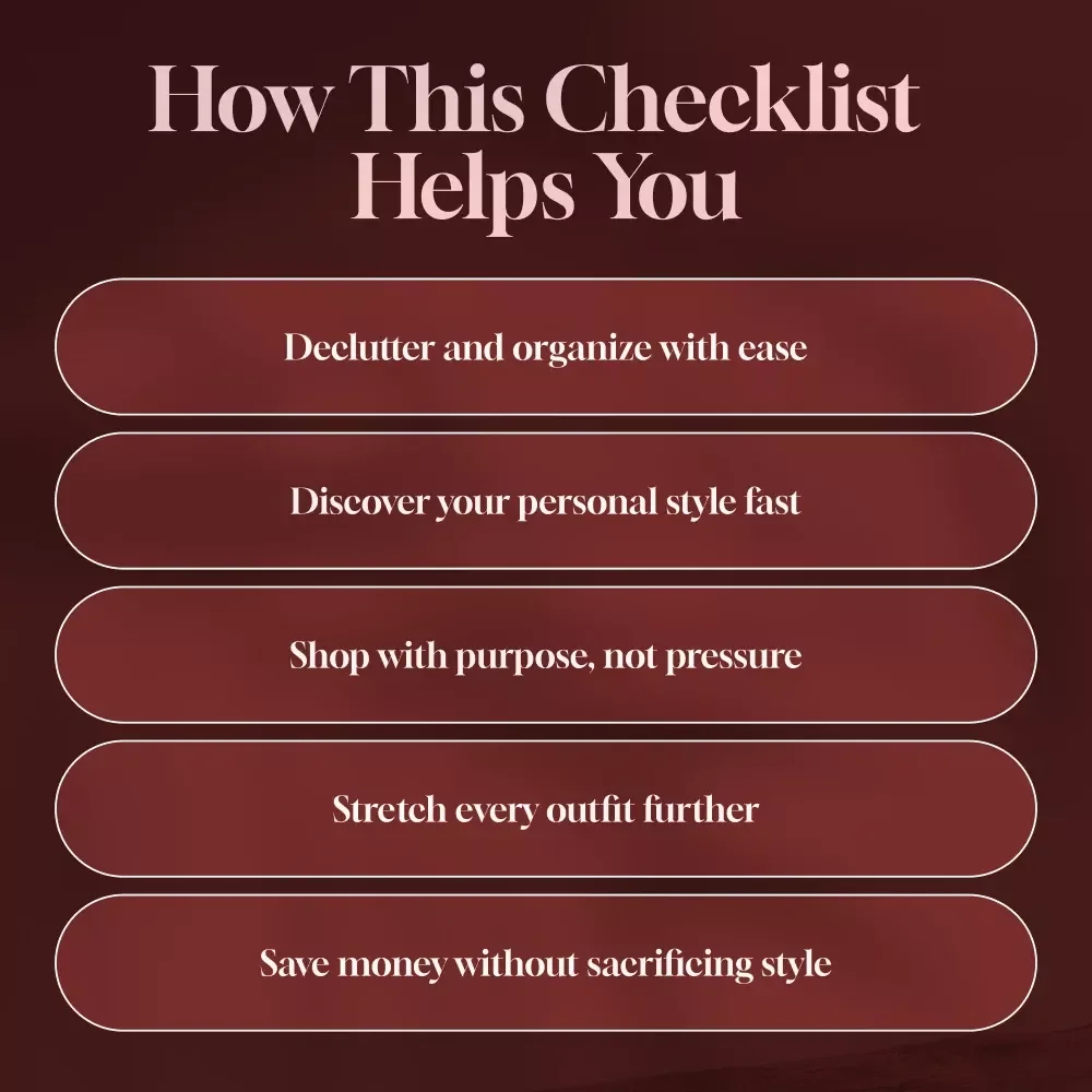 Wardrobe Investment Planner | Closet Inventory Checklist, Style Budget Guide, Capsule Wardrobe Organizer | Digital Download PDF