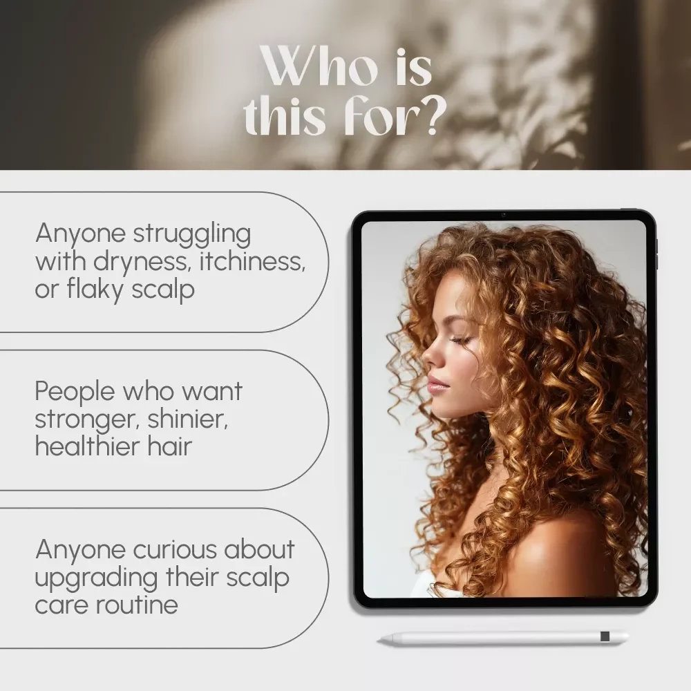 Scalp Secrets: The Ultimate Guide to Healthy Hair from Root to Tip | Digital Guide for Hair Care for Scalp | eBook, Scalp Checklist & Tips