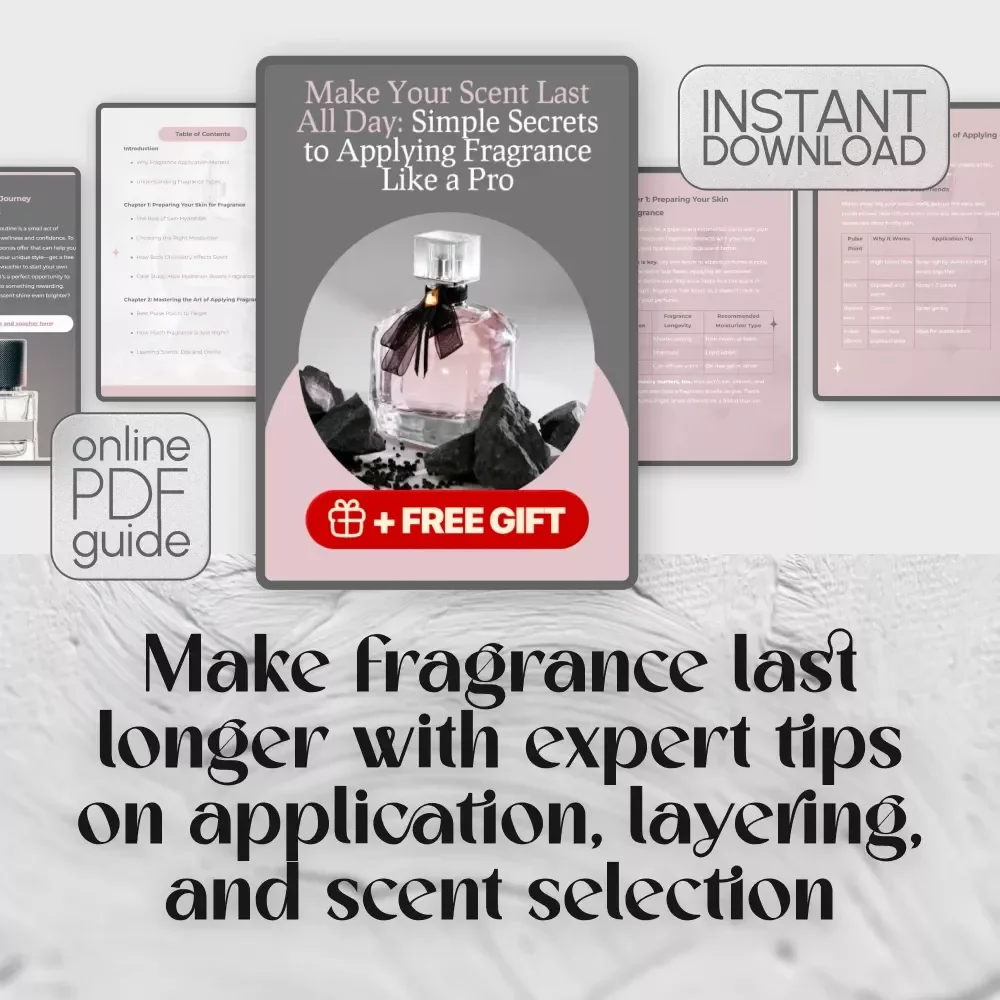Make Your Scent Last All Day: Simple Secrets to Applying Fragrance Like a Pro | How to Apply Fragrance Guide | Digital Download for Scent Lovers