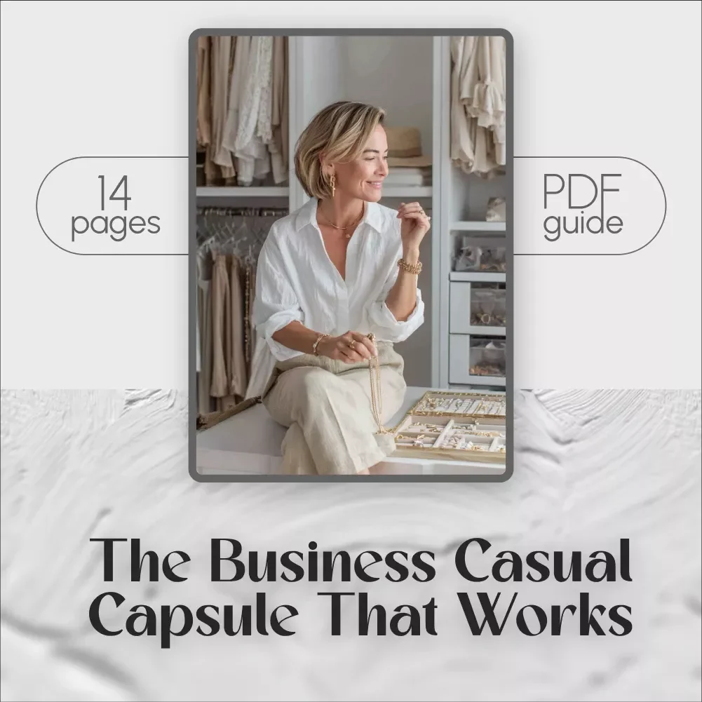 The Business Casual Capsule That Works: A Complete Guide to Building Your Business Casual Capsule Wardrobe