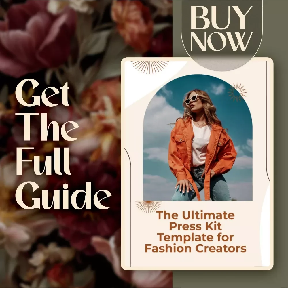 The Ultimate Press Kit Template for Fashion Creators – Fashion PR Guide | Digital Download | Editable Press Kit Checklist for Fashion Designers
