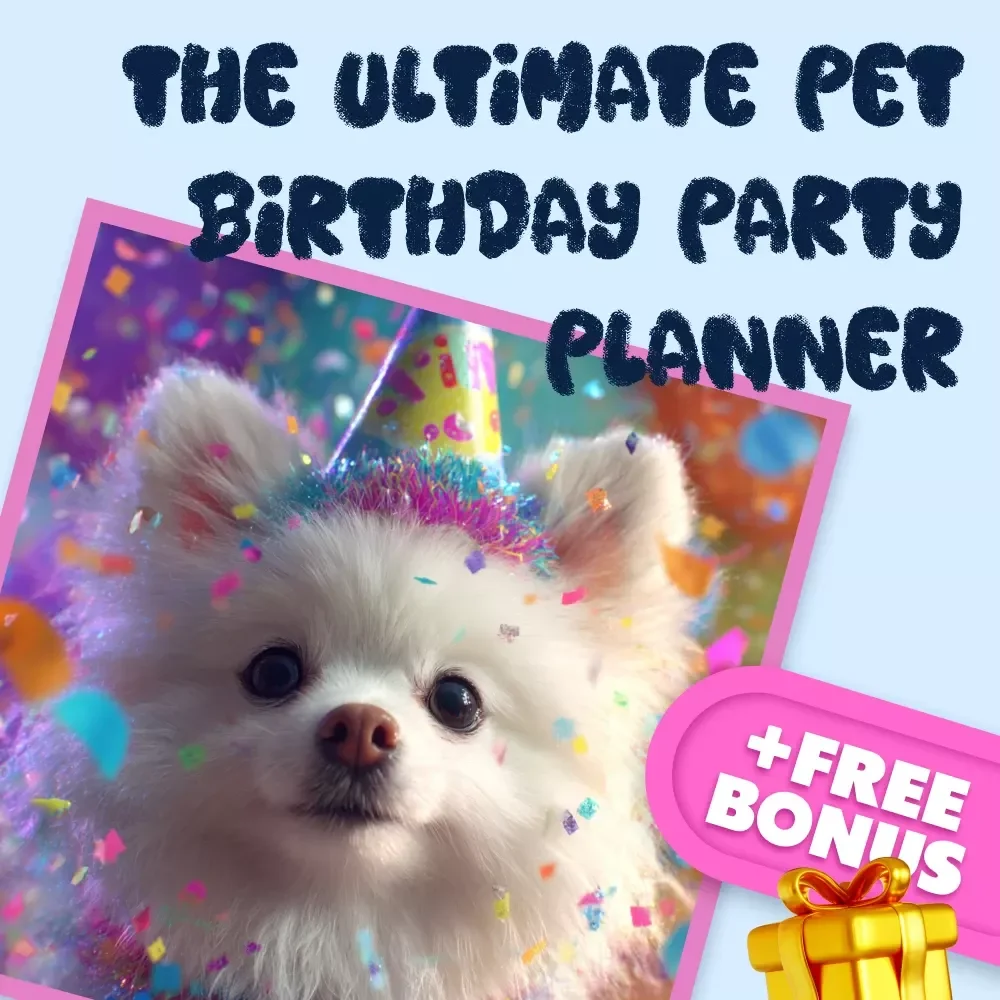 The Ultimate Pet Birthday Party Planner Checklist | Pet Party Guide | eBook + Digital Download