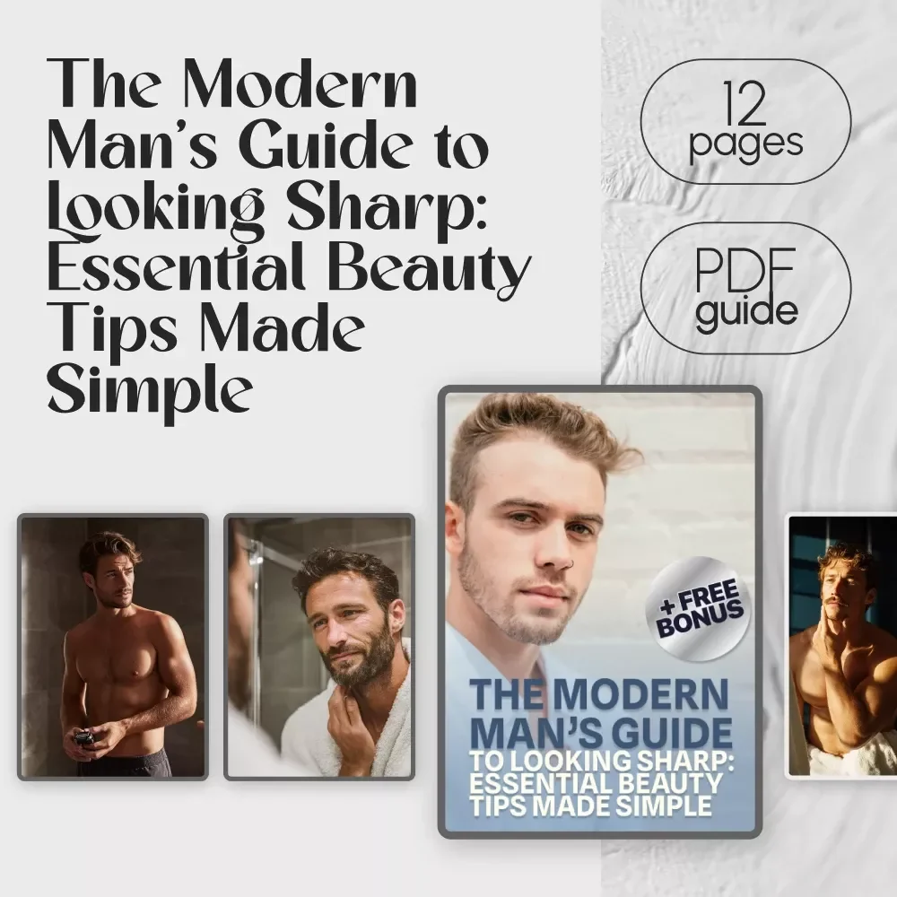 The Modern Man’s Guide to Looking Sharp: Essential Beauty Tips Made Simple – Men’s Grooming Guide | Digital Download | Beauty Tips for Men