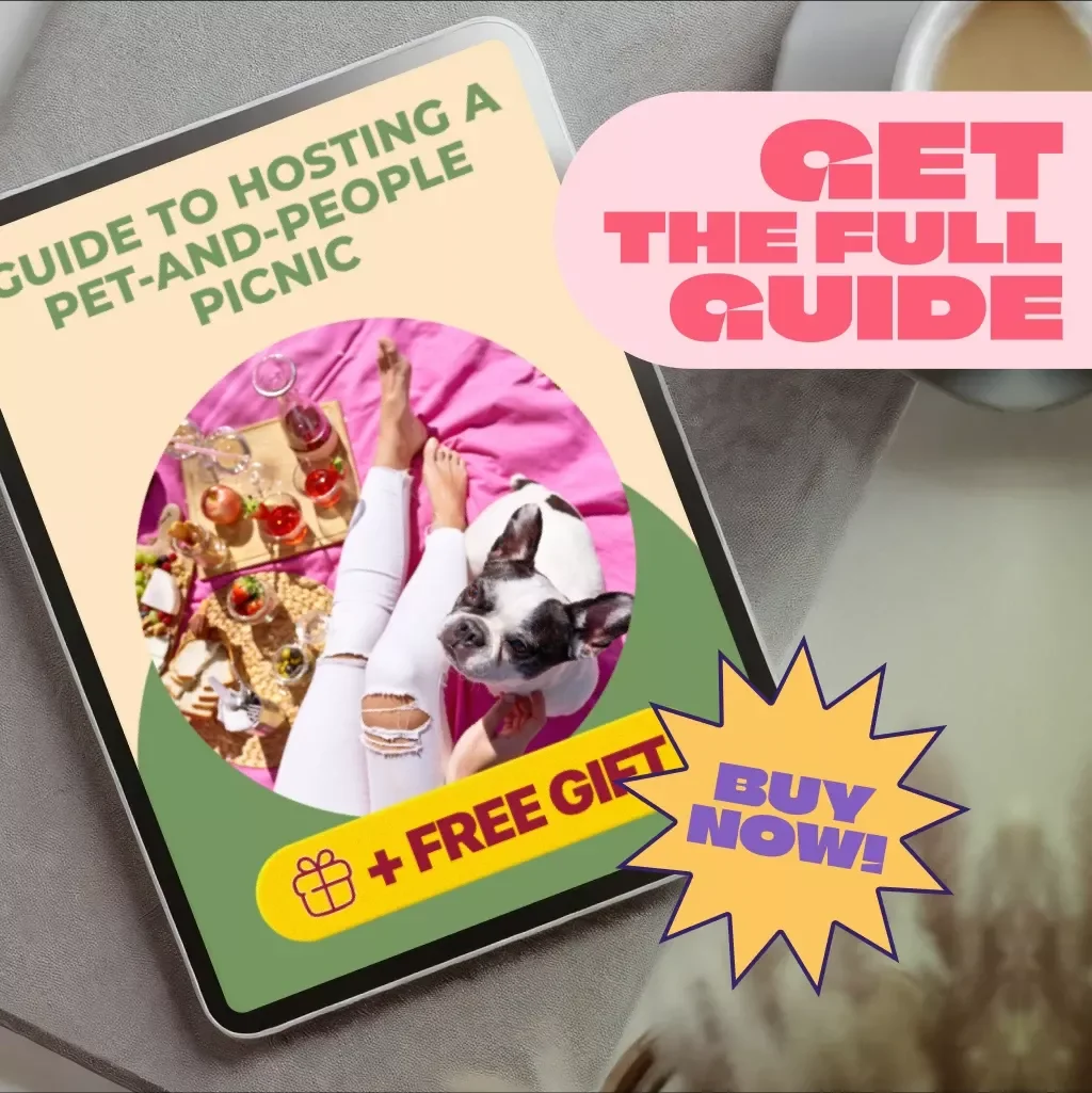 Guide to Hosting a Pet-and-People Picnic | Digital Download Picnic Guide for Pet Owners | Pet-Friendly Picnic Checklist & eBook