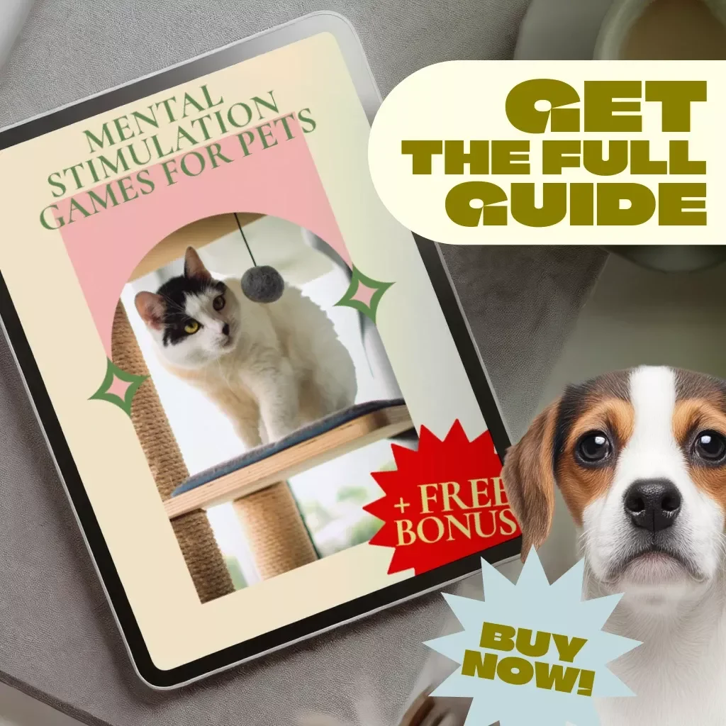 Mental Stimulation Games for Pets | Digital Guide for Dogs & Cats | Pet Brain Training, Puzzle Feeders, Scent Work, Checklists & Weekly Planner