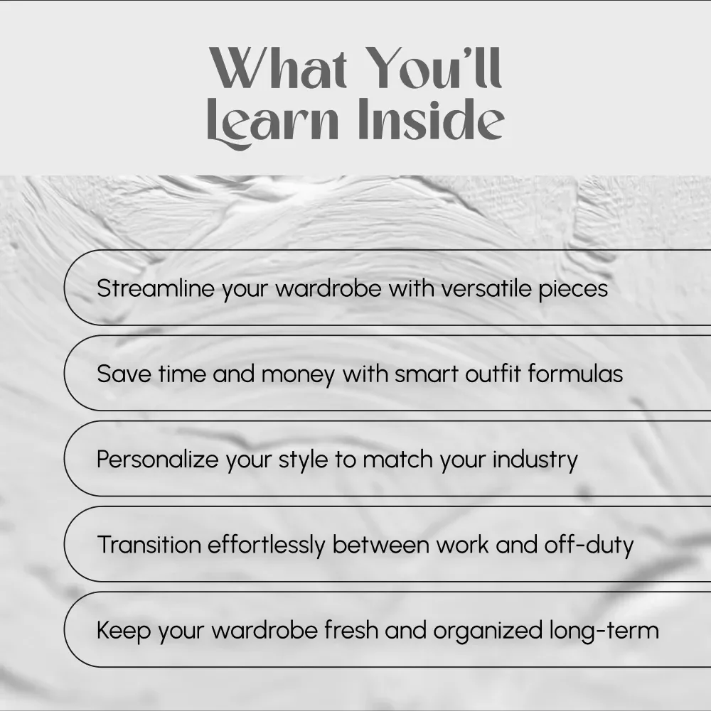 The Business Casual Capsule That Works: A Complete Guide to Building Your Business Casual Capsule Wardrobe