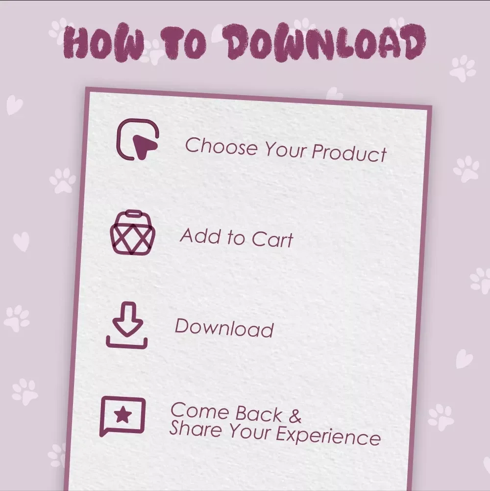 Pet-Lover’s Bucket List: Fun Experiences to Try | Printable Pet Checklist | Dog & Cat Activities | Pet-Themed Digital Download for Pet Owners