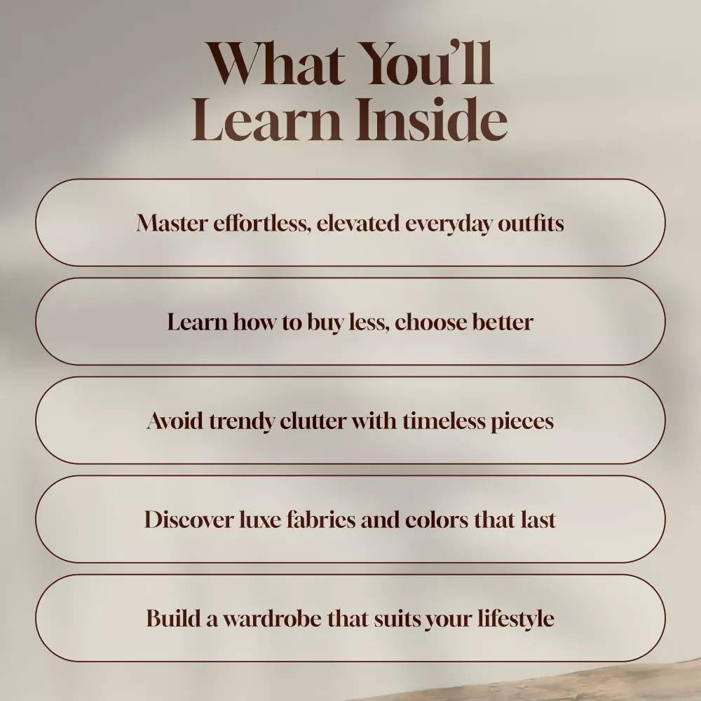 Timeless Elegance: Your Old Money Capsule Wardrobe Guide | Digital Download | Old Money Capsule Wardrobe eBook, Classic Style Guide