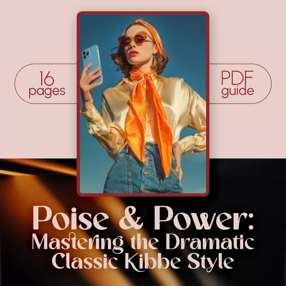 Poise & Power: Mastering the Dramatic Classic Kibbe Style Guide - eBook & Digital Download