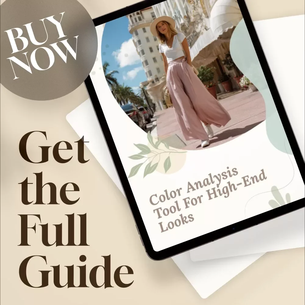 Color Analysis Tool for High-End Looks | Luxury Styling eBook, Seasonal Color Theory Guide, Personal Palette Checklist, Digital Download for Stylish Wardrobes