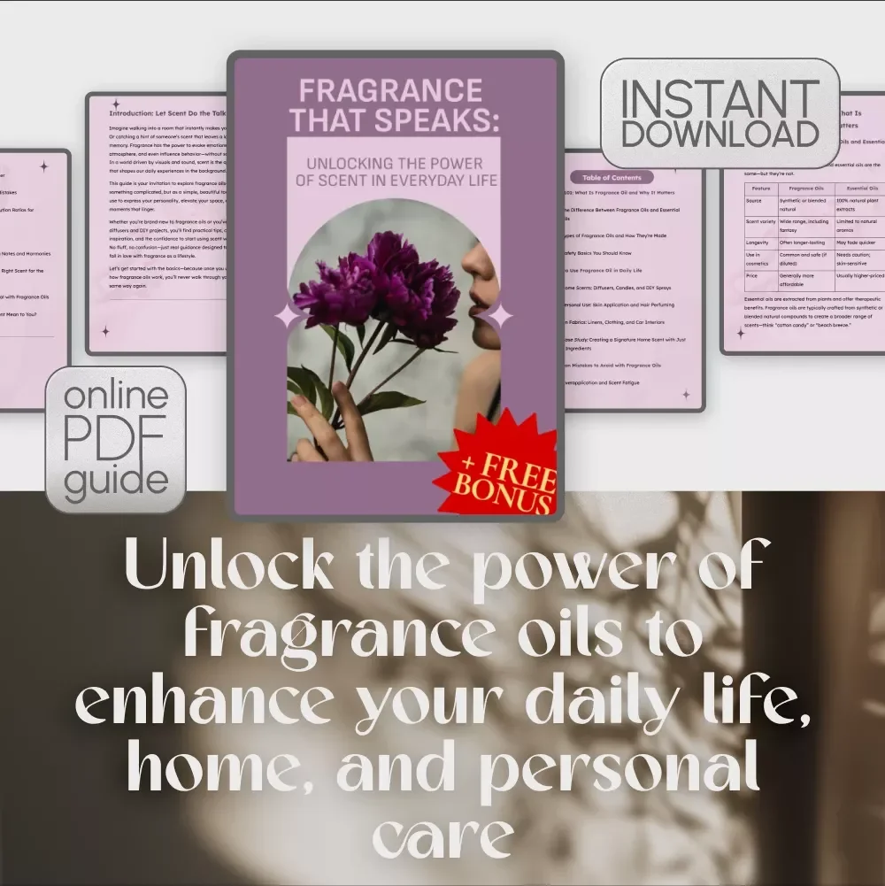Fragrance That Speaks: Unlocking the Power of Scent in Everyday Life - Your Guide to Using Fragrance Oils for Daily Bliss