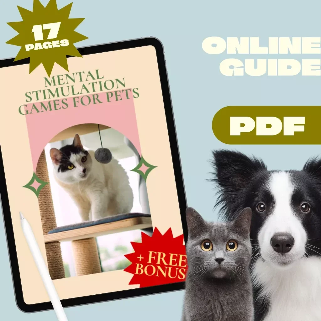 Mental Stimulation Games for Pets | Digital Guide for Dogs & Cats | Pet Brain Training, Puzzle Feeders, Scent Work, Checklists & Weekly Planner