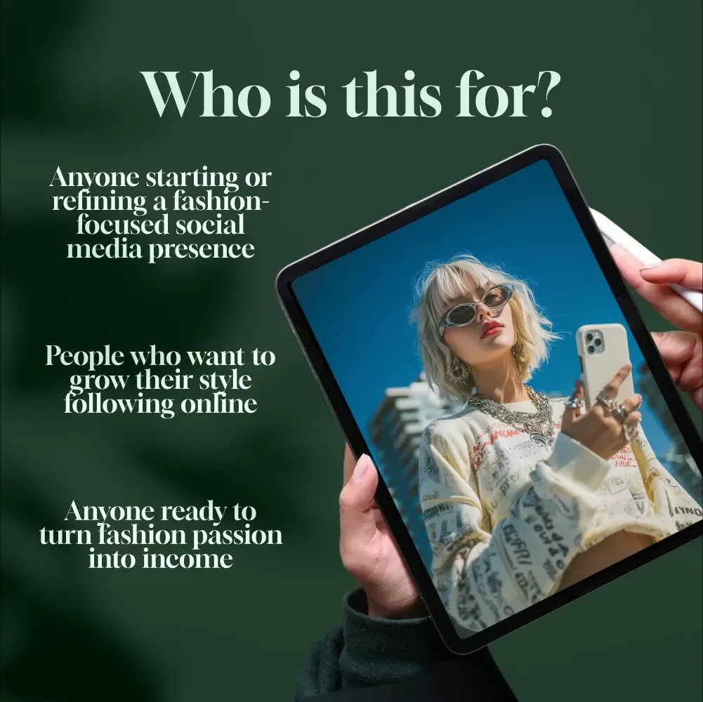 Building Your Personal Fashion Brand on Social Media | Social Media Guide for Fashion Creators, Digital Download eBook, Fashion Branding Checklist