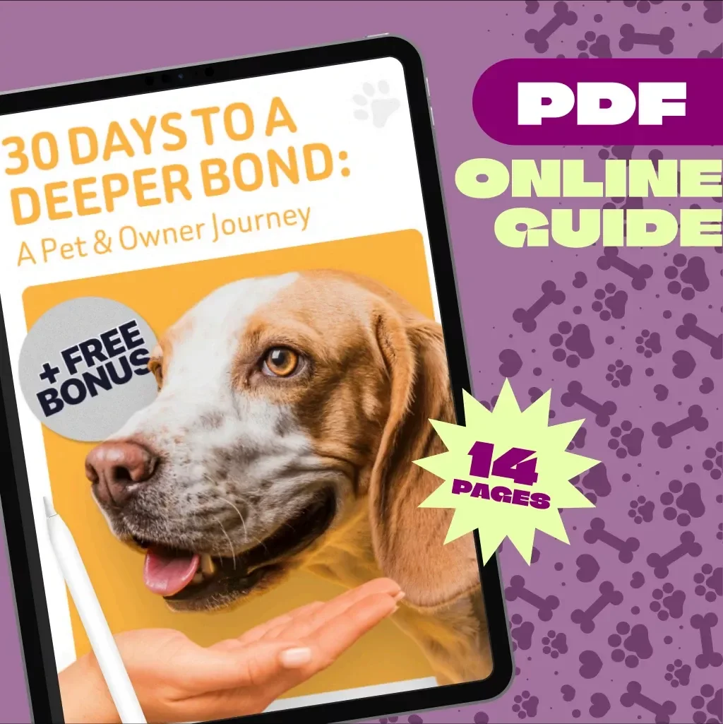 30-Day Pet & Owner Bonding Journal – Printable Digital Pet Journal Guide | Pet Bonding Tracker | Daily Prompts & Activities for You and Your Pet