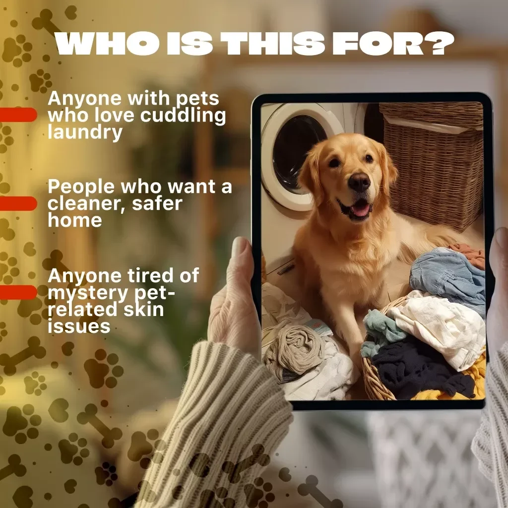Guide to Pet-Safe Laundry Routines | Pet-Friendly Laundry Tips eBook | Digital Download for Pet Owners | Safe Detergents, Laundry Checklist, and Routine