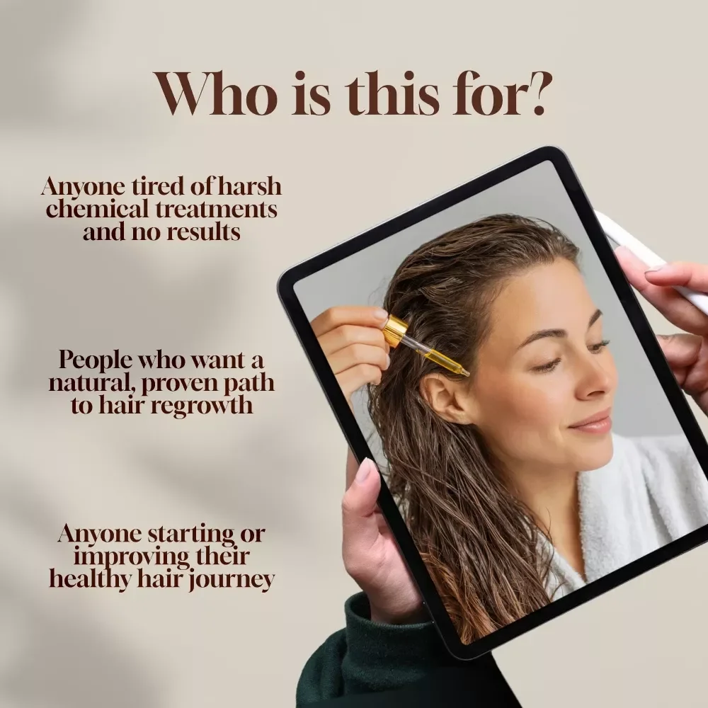 Bring Your Hair Back to Life with Rosemary Oil – Guide for Hair Regrowth | Digital Download eBook for Natural Hair Care Routine | Rosemary Oil for Hair Regrowth Tips