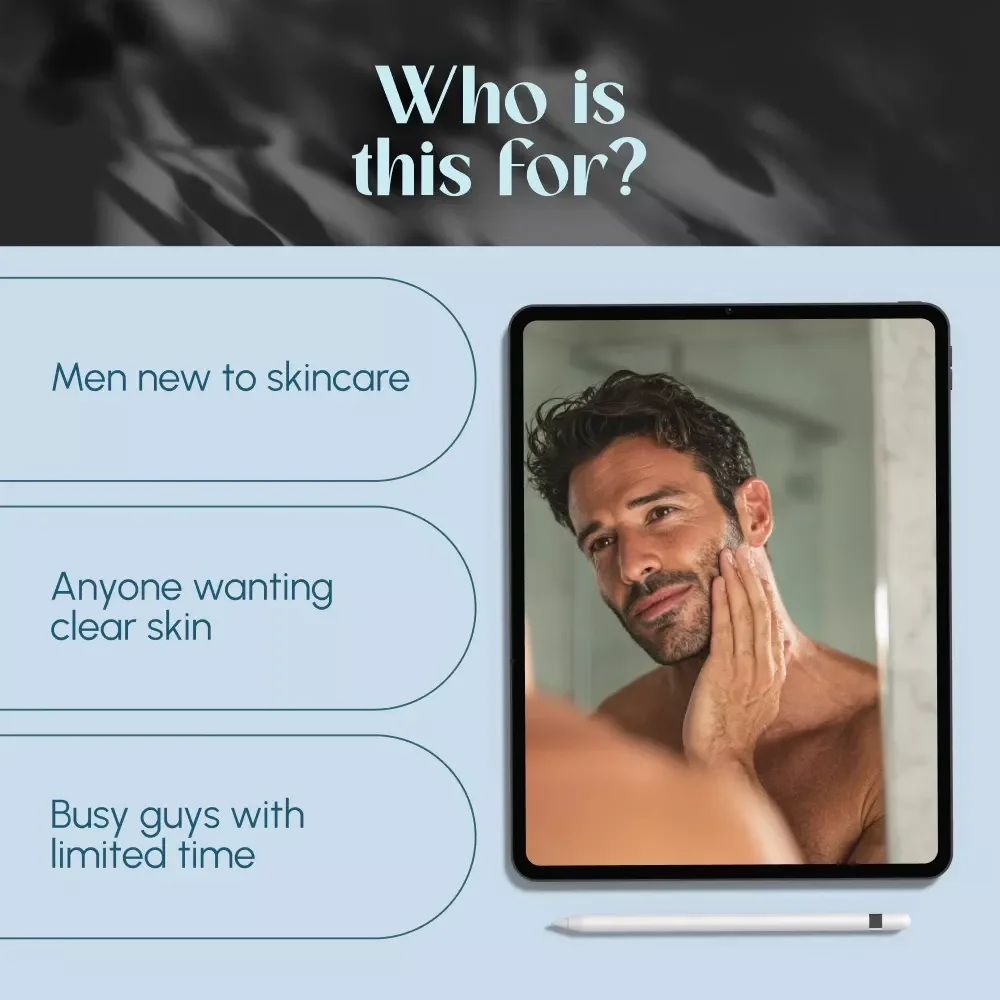Clear Skin, Confident You – A Guy’s Guide to Looking and Feeling Fresh | Basic Male Skincare Routine Guide