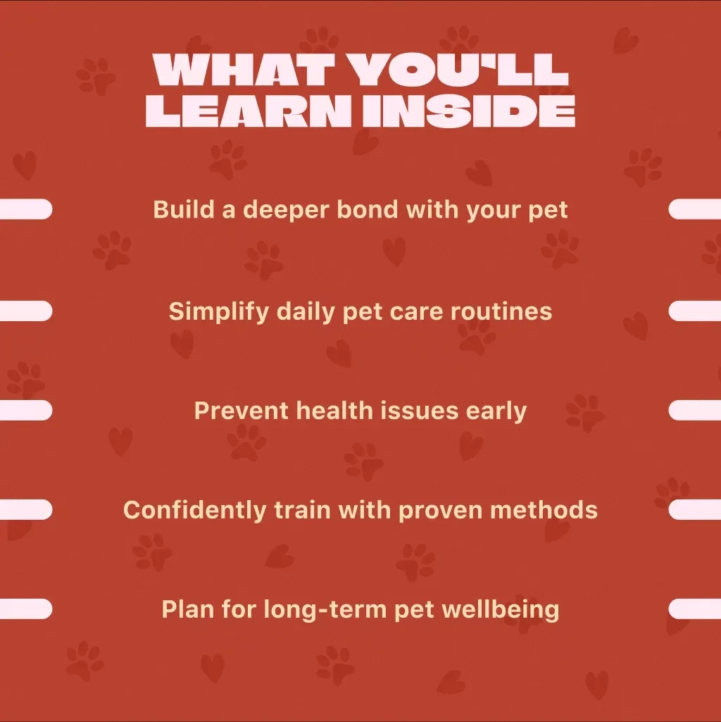 The Ultimate Pet Parenting Handbook | Digital Download Guide for New Pet Owners, Pet Wellness, Training & Lifestyle Care