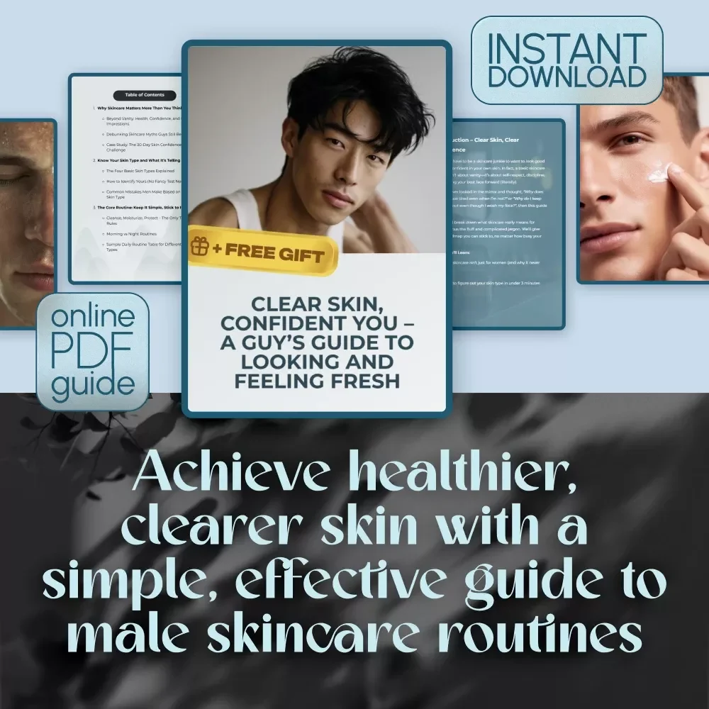 Clear Skin, Confident You – A Guy’s Guide to Looking and Feeling Fresh | Basic Male Skincare Routine Guide