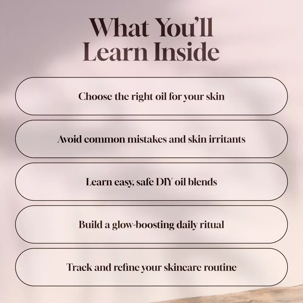 Glow Naturally with Healing Oils That Love Your Skin | Digital Guide for Healing Oils for Skin | Skincare eBook, Natural Beauty Checklist